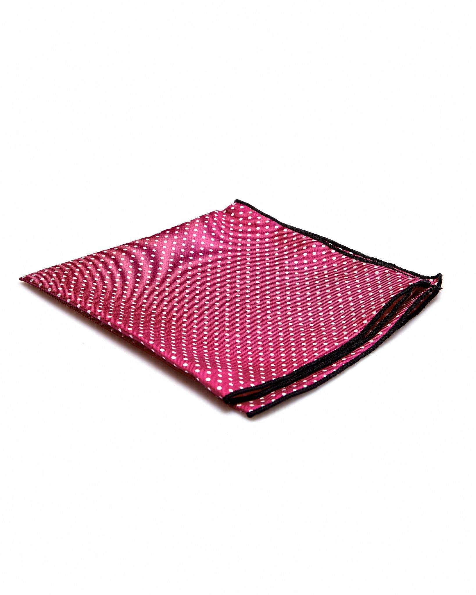 Burgandy Pocket Square – Zane Barläs