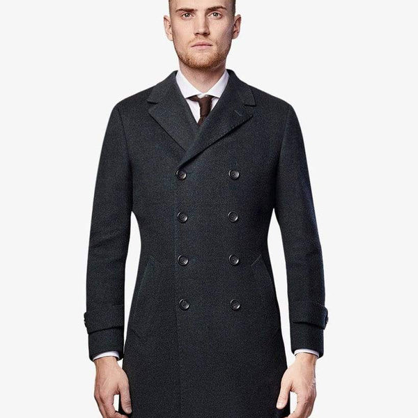 Green Double Breasted Overcoat- Rental